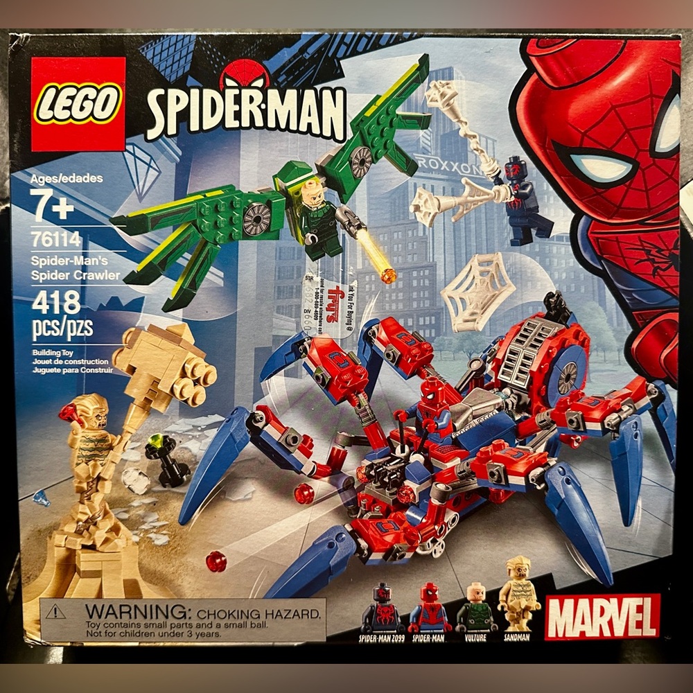 LEGO Spider-Man Spider Crawler (Retired) - New In Box